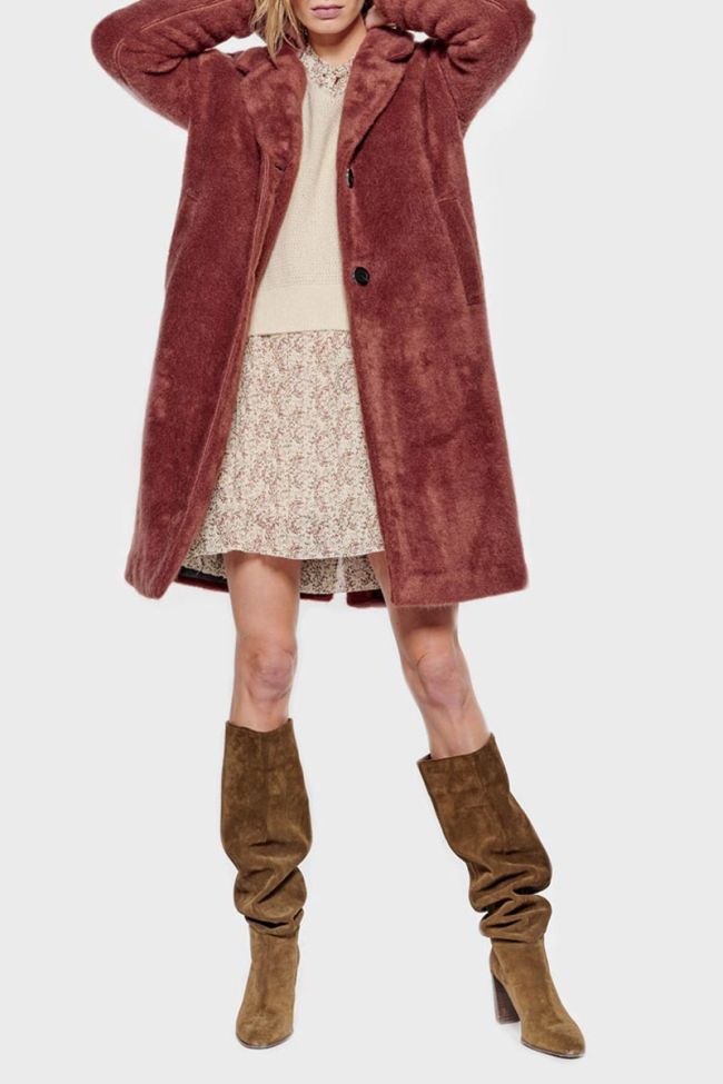 Manteau Lize vieux rose