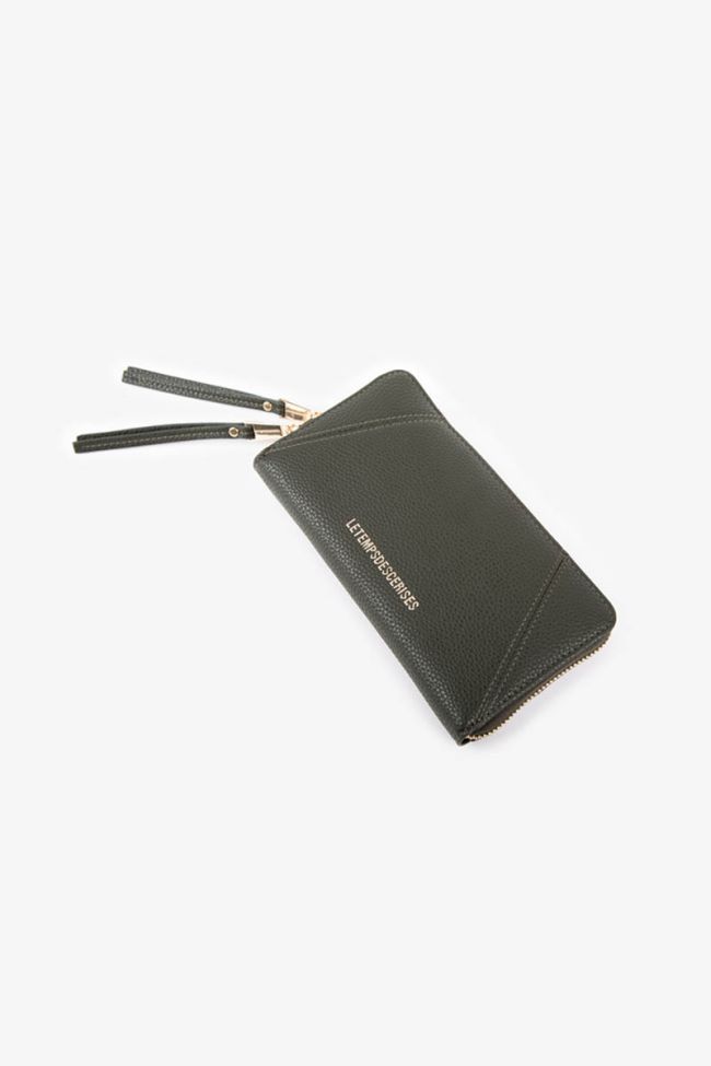 Portefeuille Loren kaki vert