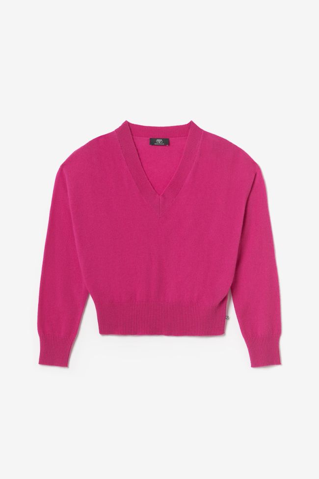 Pull Martie fushia en cachemire mélangé
