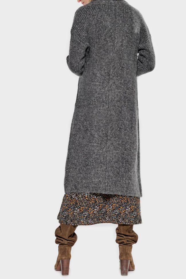 Cardigan long Mater gris