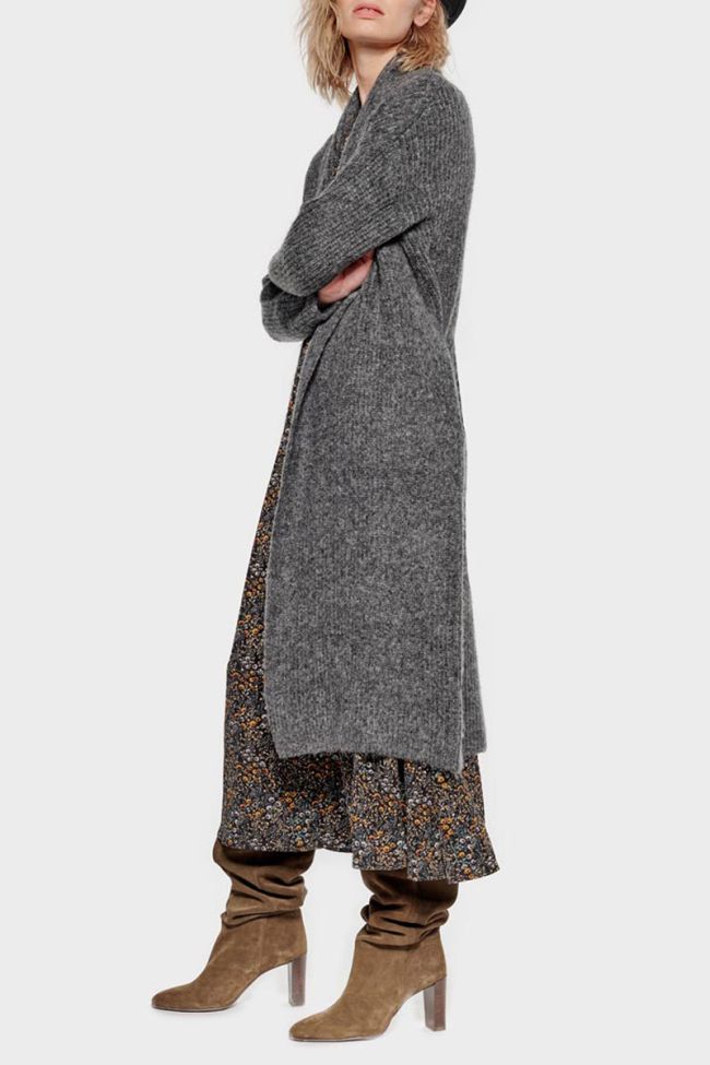 Cardigan long Mater gris