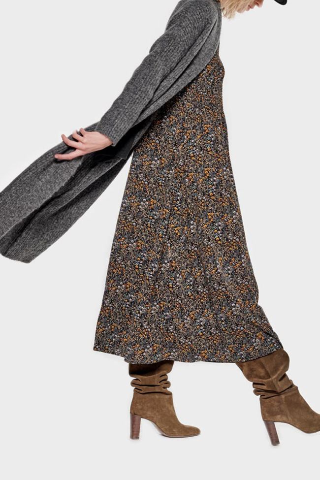 Cardigan long Mater gris