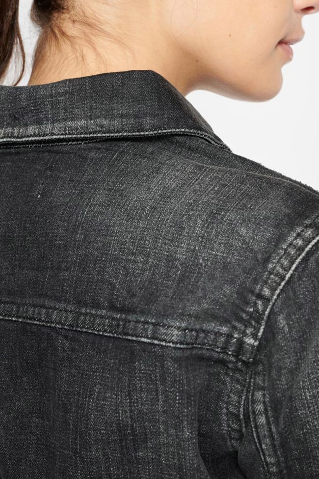 Robe Nessi en jeans noir