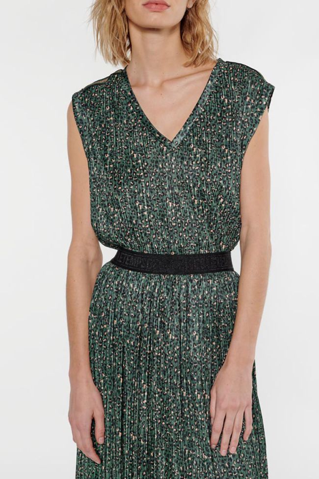 Top Roxie léopard vert