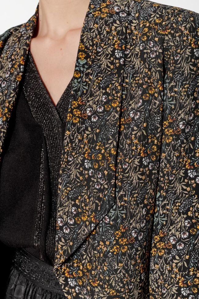 Veste blazer Sixtyn à motif fleuri