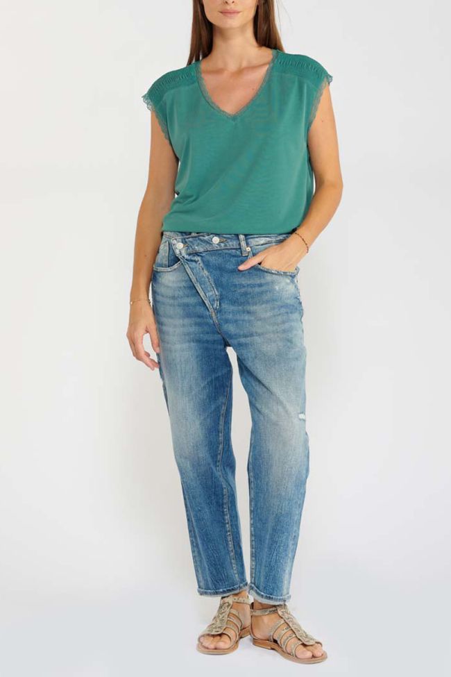 T-shirt Sofia vert émeraude