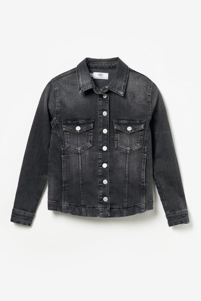 Veste Anyos en jeans noir