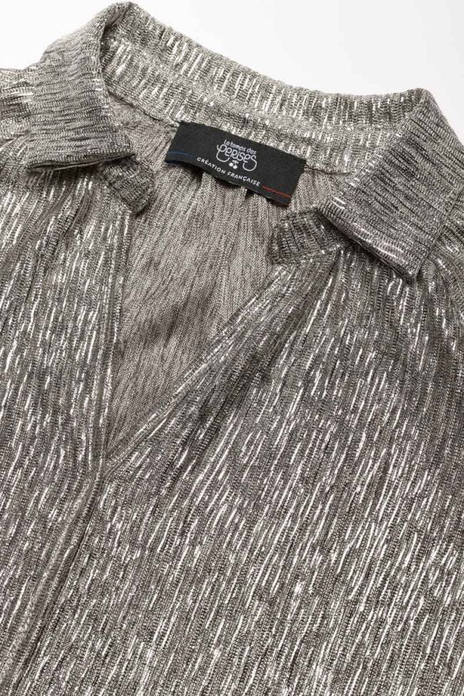Blouse Apolinegi argentée