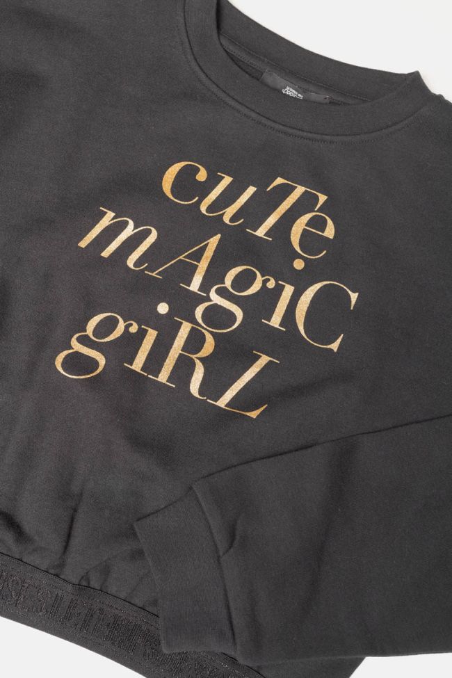 Sweat Finlaygi noir imprimé