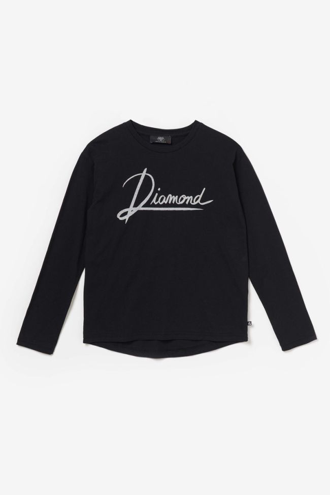T-shirt Fionagi noir imprimé
