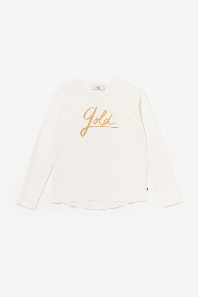 T-shirt Fionagi crème imprimé