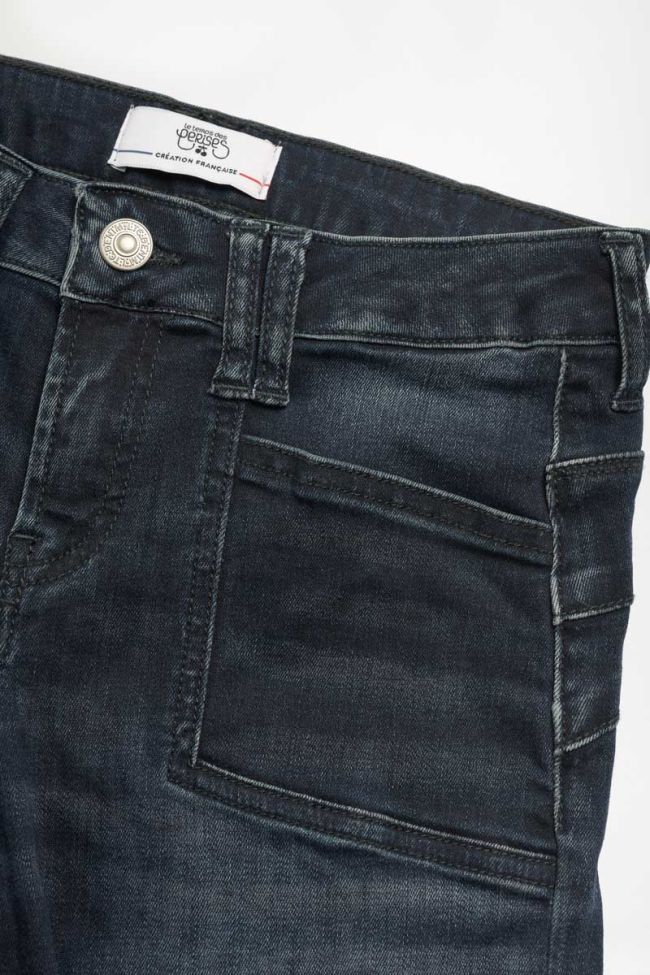 Jeans Flare bleu-noir N°2