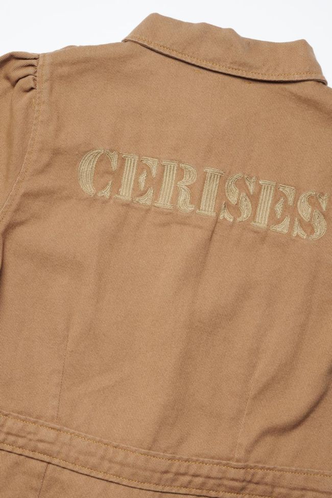 Robe Georgygi en jeans camel