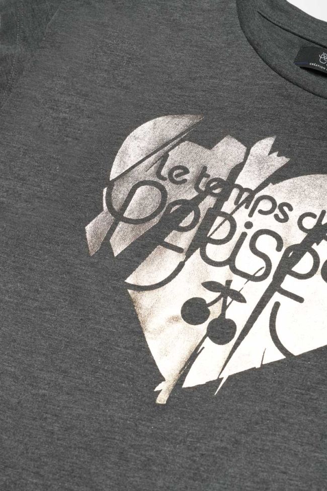 T-shirt Graciegi gris imprimé