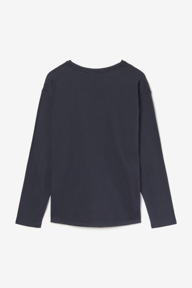 T-shirt Jamilagi bleu marine imprimé