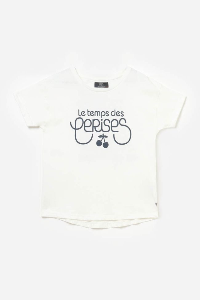 T-shirt Kenygi crème imprimé