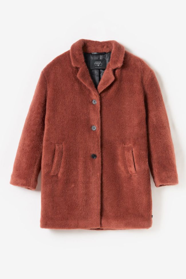Manteau Lizegi vieux rose
