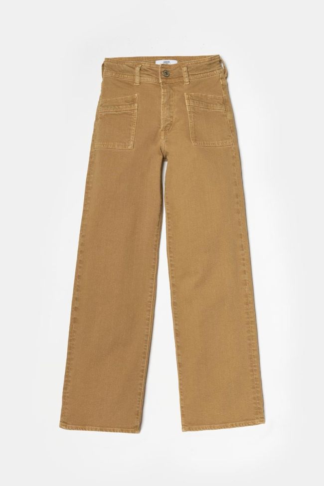 Jeans droit Sispo camel 