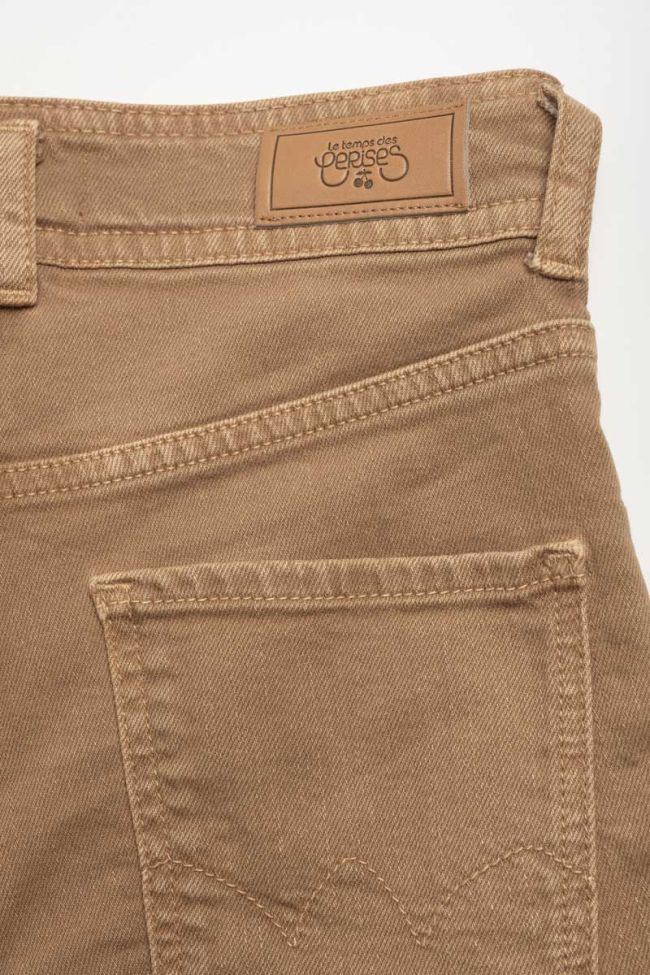 Jeans droit Sispo camel 