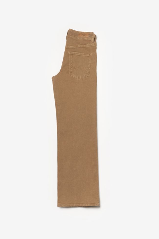 Jeans droit Sispo camel 