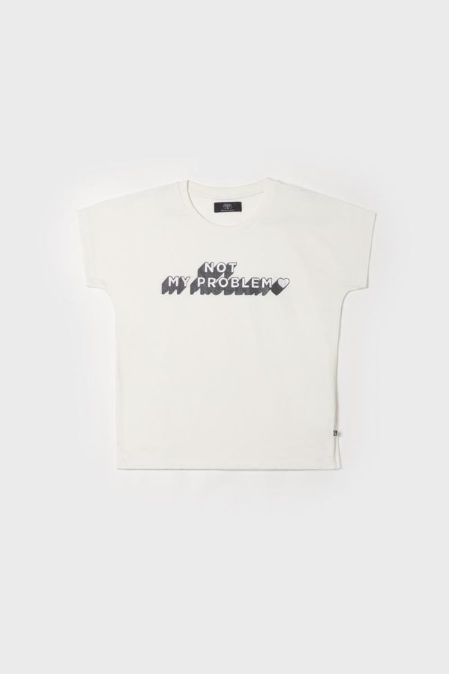 T-shirt Soegi crème imprimé