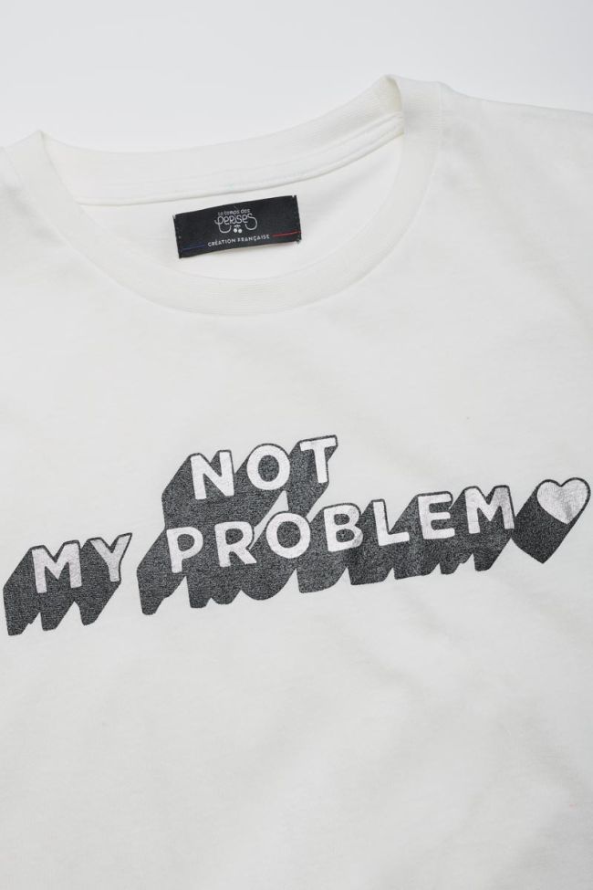 T-shirt Soegi crème imprimé