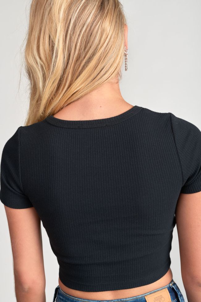 Crop top Yukongi noir