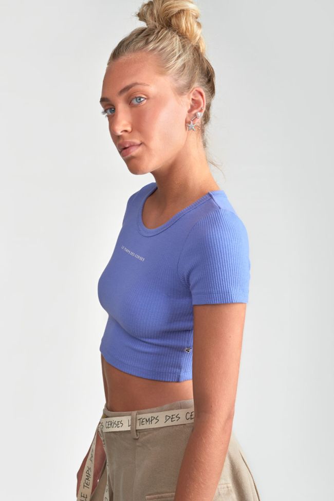 Crop top Yukongi bleu lavande