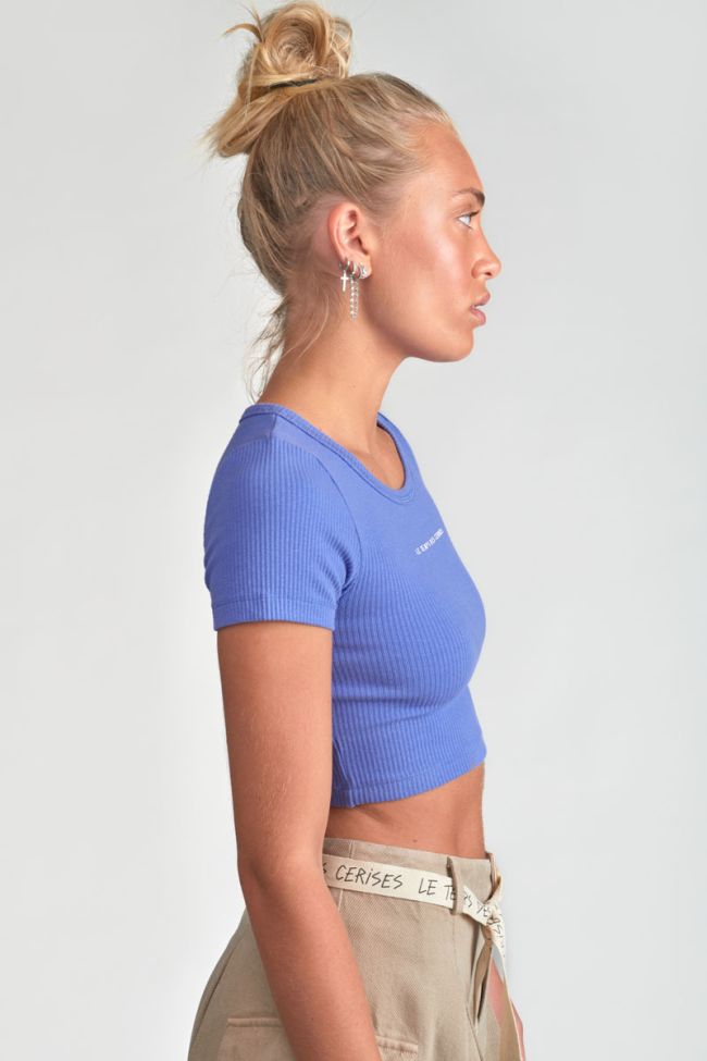 Crop top Yukongi bleu lavande