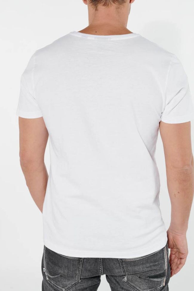 T-shirt Colima blanc imprimé