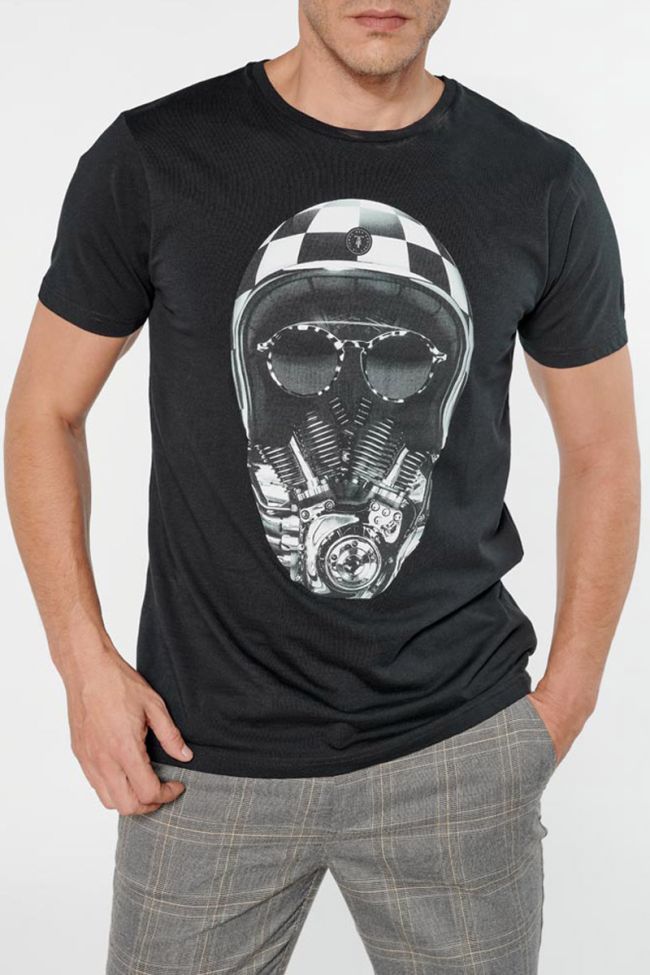 T-shirt Coman noir imprimé