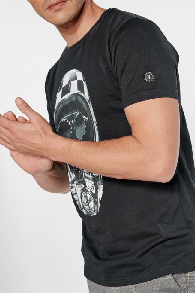 T-shirt Coman noir imprimé