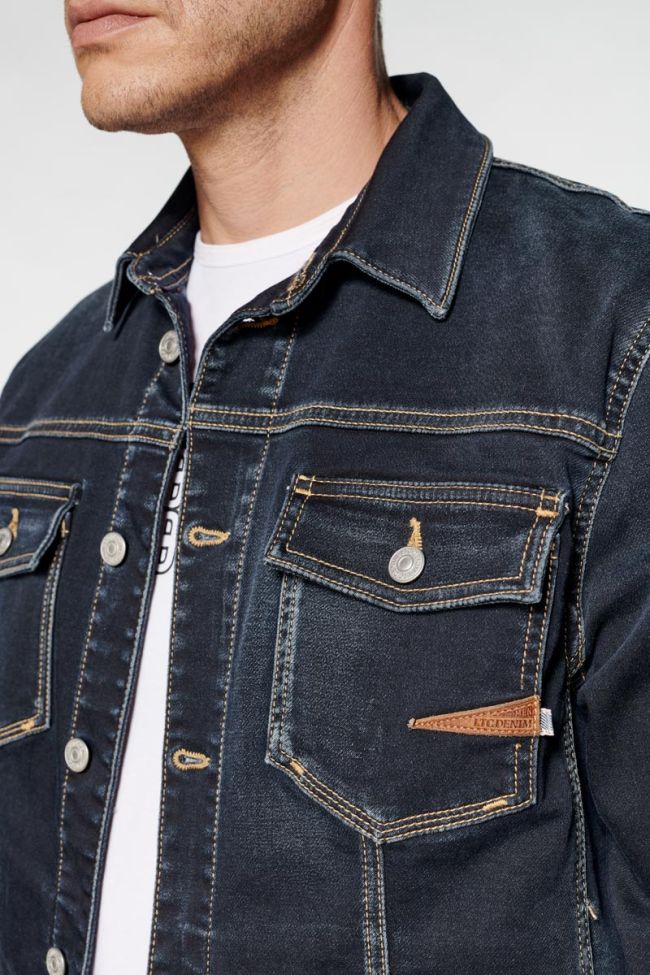 Veste en jeans bleu foncé Milo 