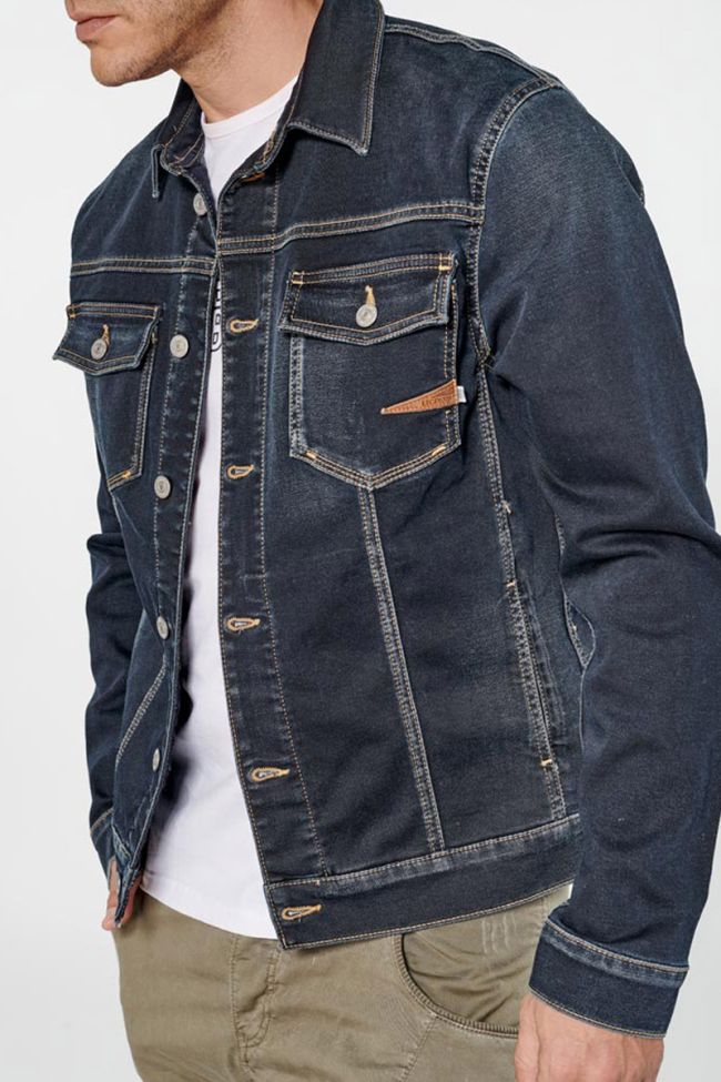 Veste en jeans bleu foncé Milo 