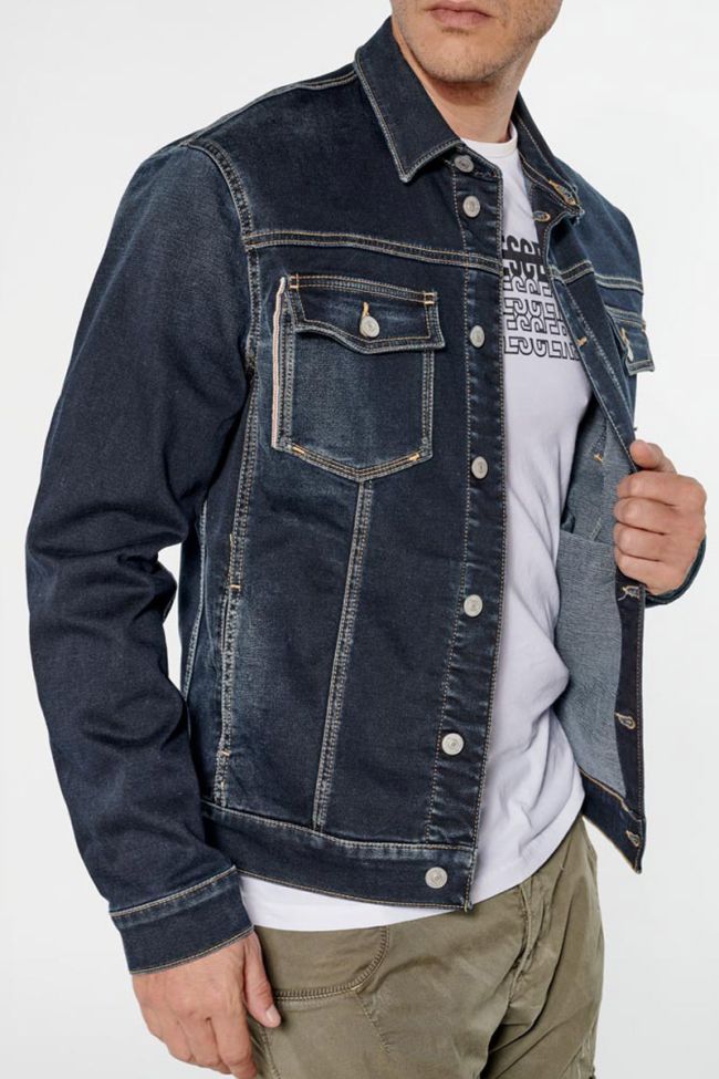 Veste en jeans bleu foncé Milo 