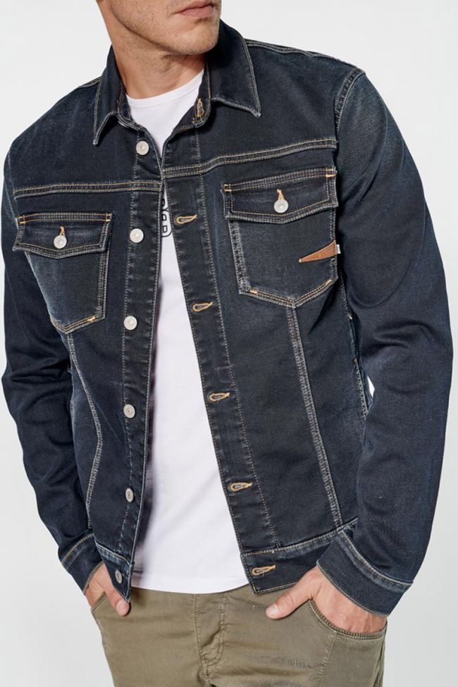 Veste en jeans bleu foncé Milo 