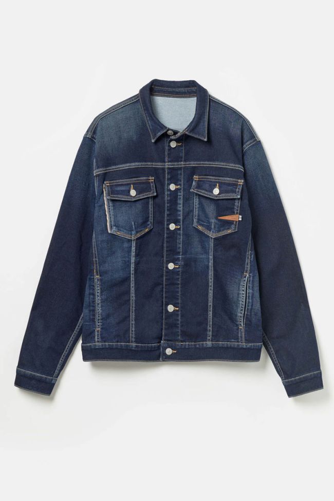 Veste en jeans bleu foncé Milo 