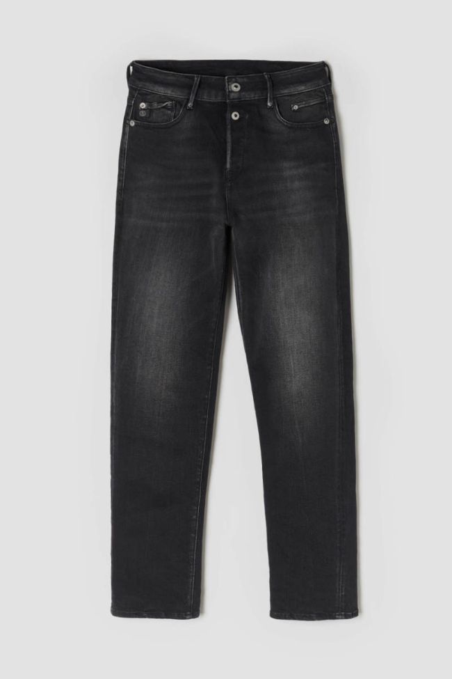 Jeans 400/18 mom Basic taille haute 7/8ème noir N°1