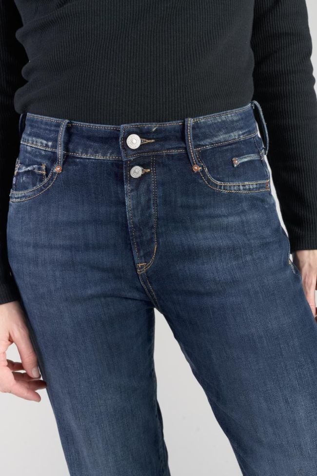 Jeans 400/18 mom Basic taille haute 7/8ème bleu N°1