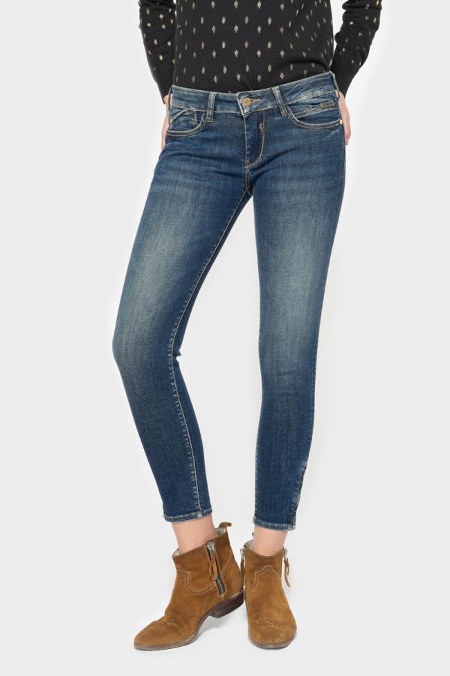 Jeans pulp slim Andria 7/8ème bleu N°2