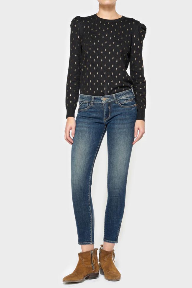 Jeans pulp slim Andria 7/8ème bleu N°2