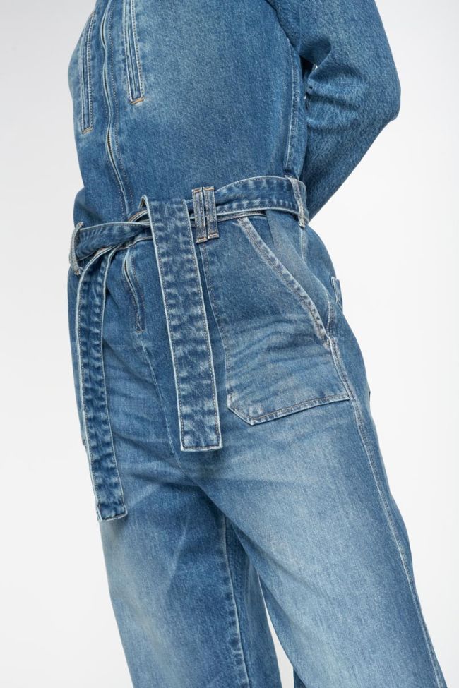 Combinaison pantalon Easy en jeans bleu