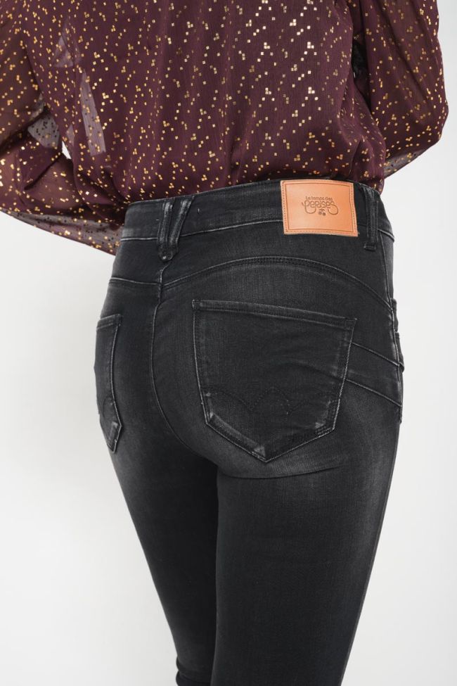 Fano pulp slim taille haute 7/8ème jeans noir N°1