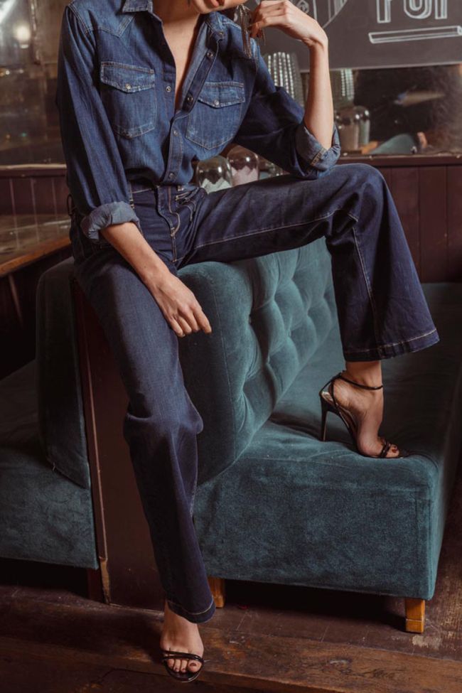 Flare jeans bleu N°1