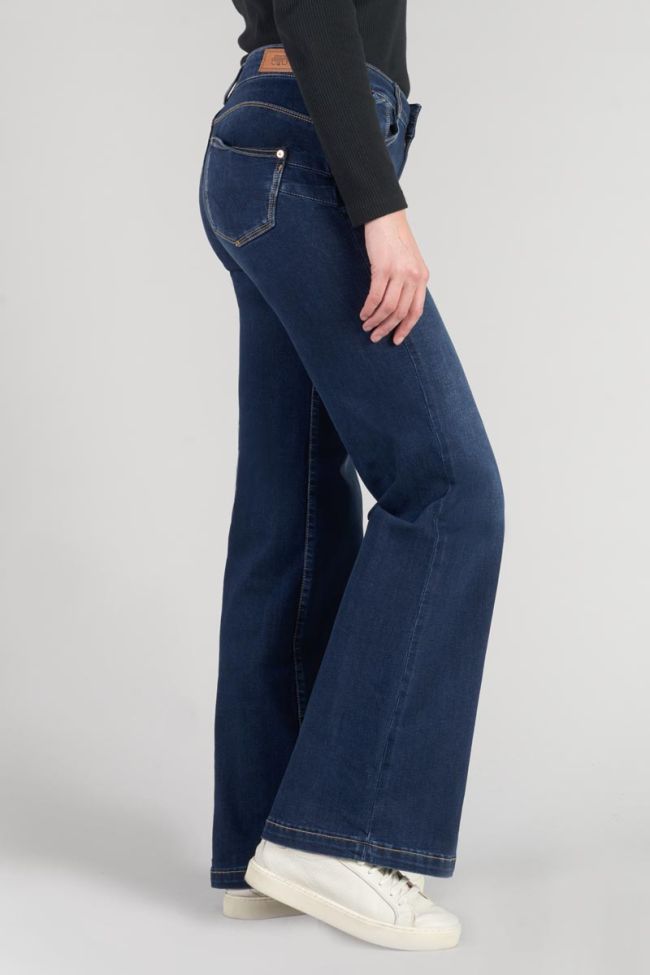 Jeans pulp flare taille haute bleu N°1