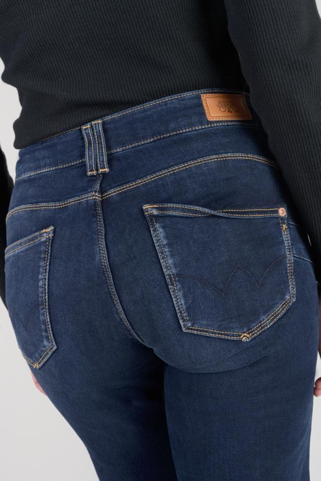 Jeans pulp flare taille haute bleu N°1