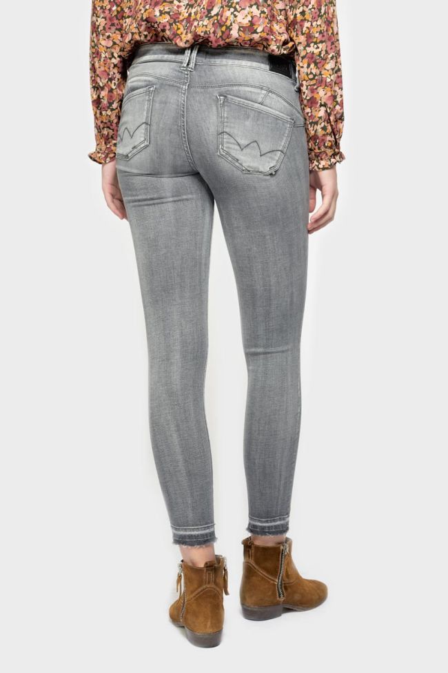 Jeans pulp slim Forli 7/8ème gris N°2