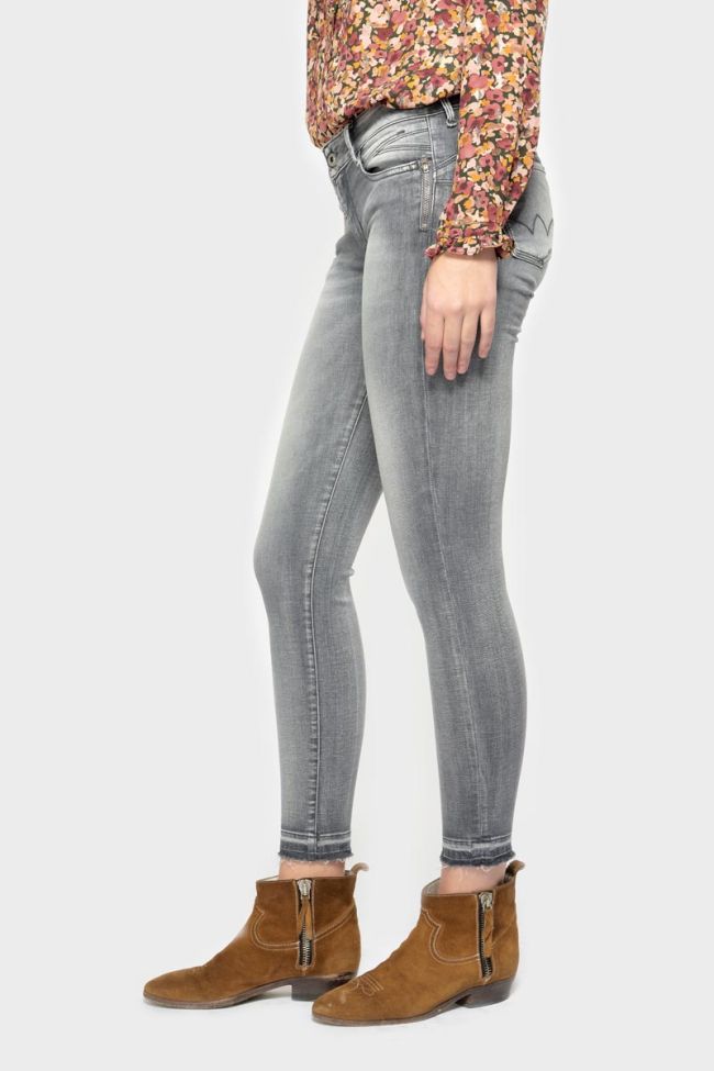 Jeans pulp slim Forli 7/8ème gris N°2