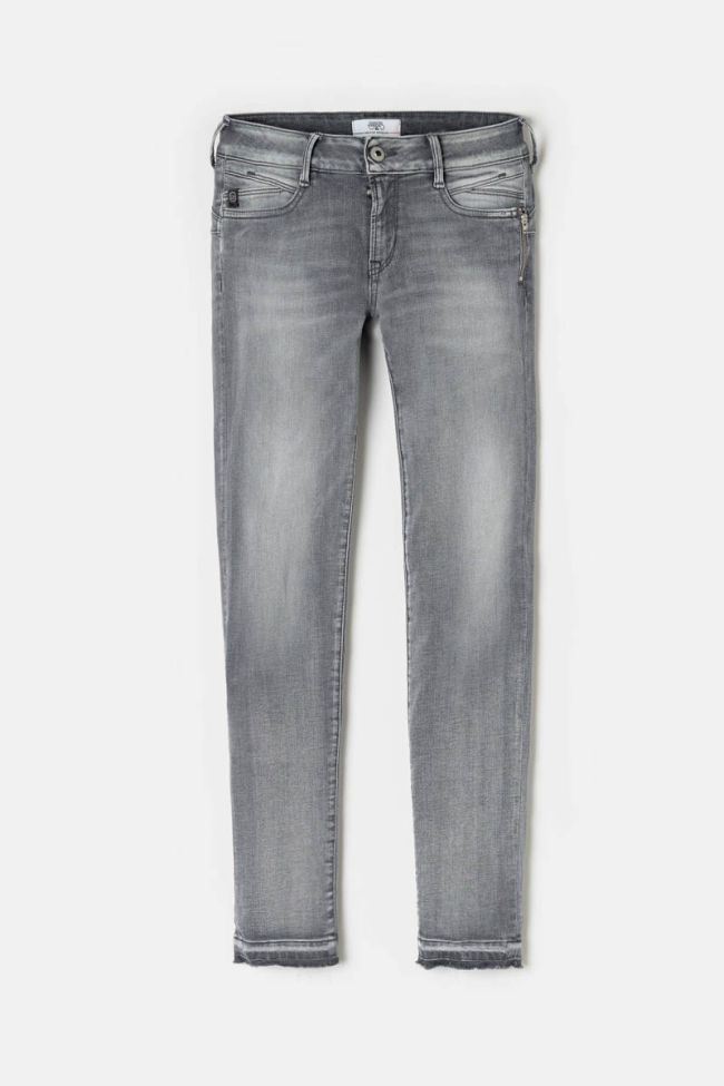 Jeans pulp slim Forli 7/8ème gris N°2