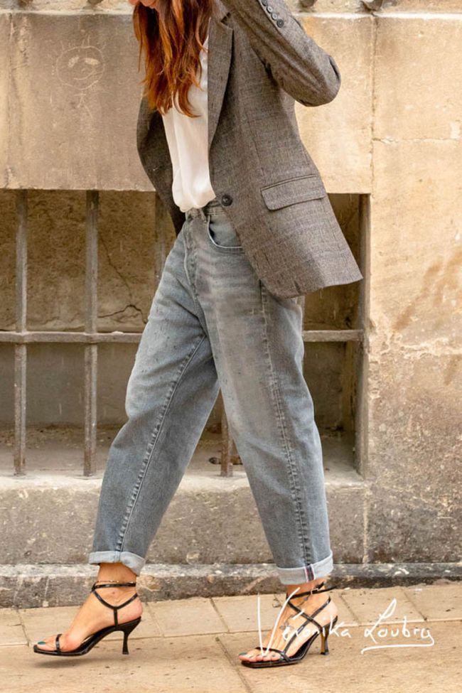 Mary boyfit by Véronika Loubry jeans gris N°3
